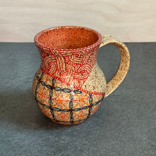 Flared Geometric Mug 3